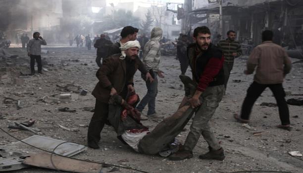 Photo of سورية: ضحايا مدنيون بقصف مدفعية النظام لبلدة قرب دمشق :