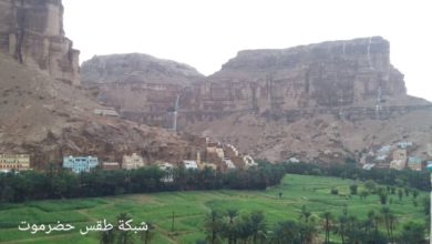 Photo of شاهد وادي #دوعن في #حضرموت كما لم تراها من قبل، بزخات الأمطار والسيول